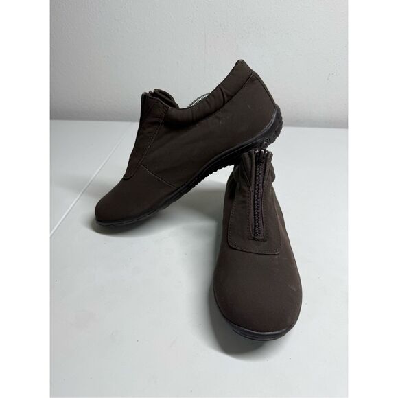 VALLEY LANE Womens  Zip-front Booty / Brown Size 10 - Picture 6 of 12